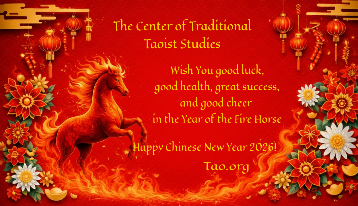 2026 New Year of Fire Horse greetings card